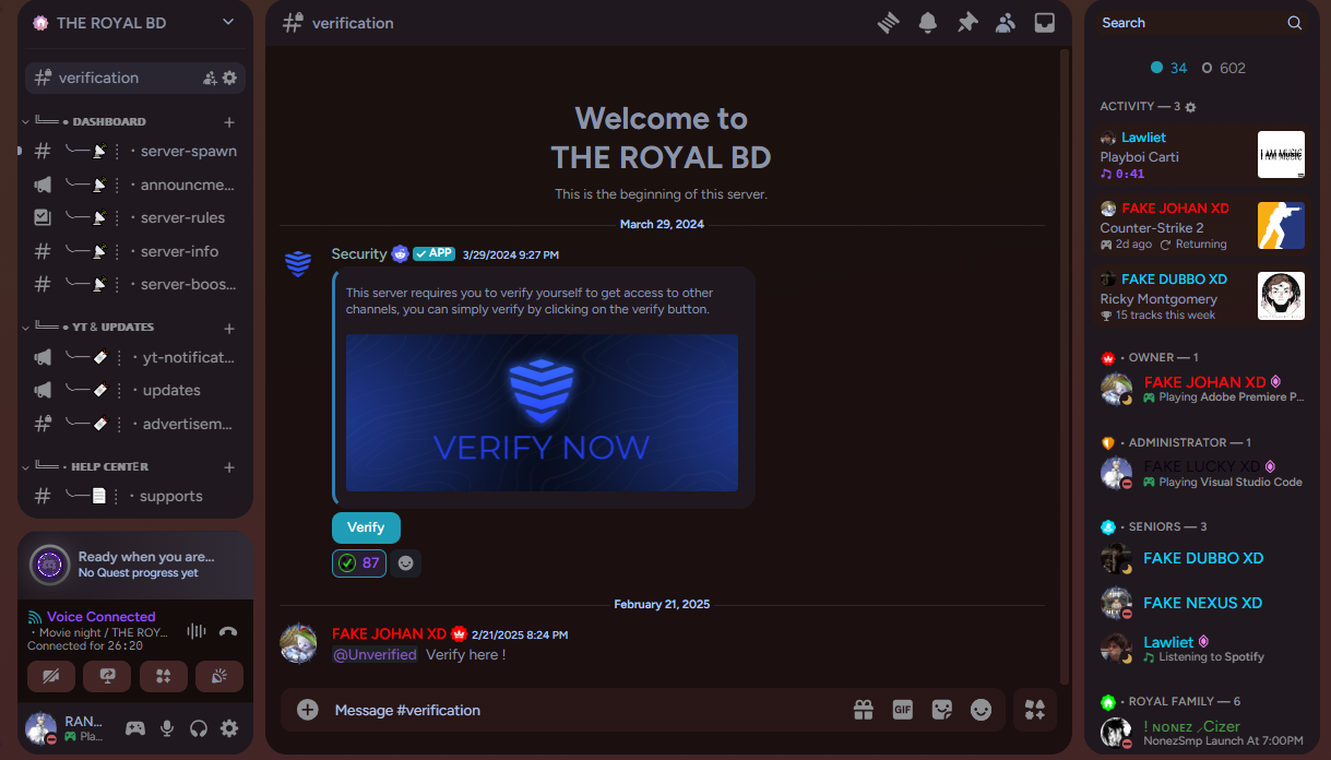 Royal BD Discord Setup gallery 2
