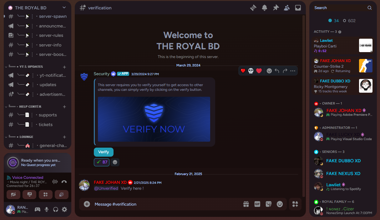 Royal BD Discord Setup gallery 4