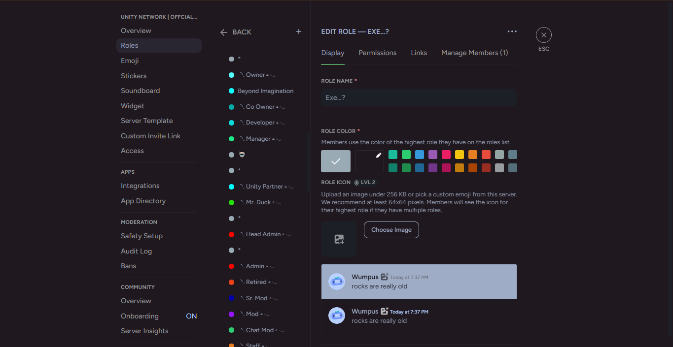 Unity Network Discord gallery 2