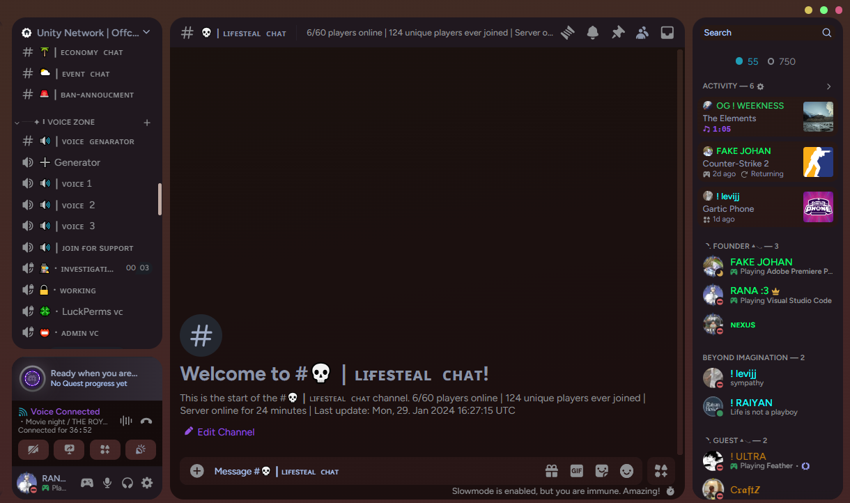 Unity Network Discord gallery 4