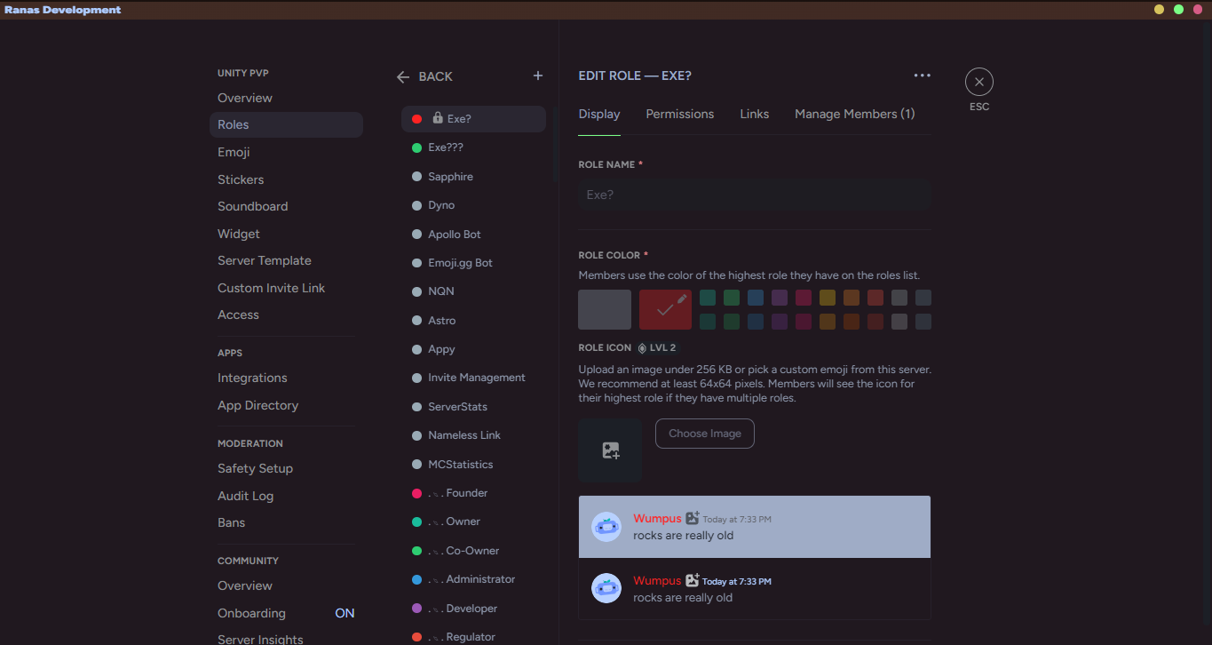 UnityPvP Discord Setup gallery 4